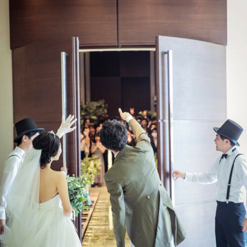 クロージングキスだけではない退場演出*