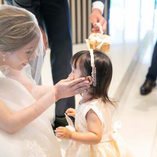 ゲストも思わず笑顔に　可愛いお子様演出☆