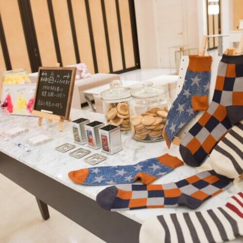 新郎靴下柄当てクイズ⁉