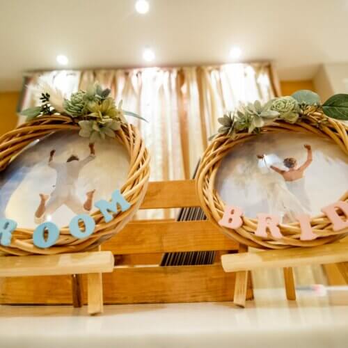 手作り受付サイン