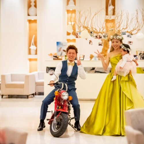 バイクで入場・・・！？